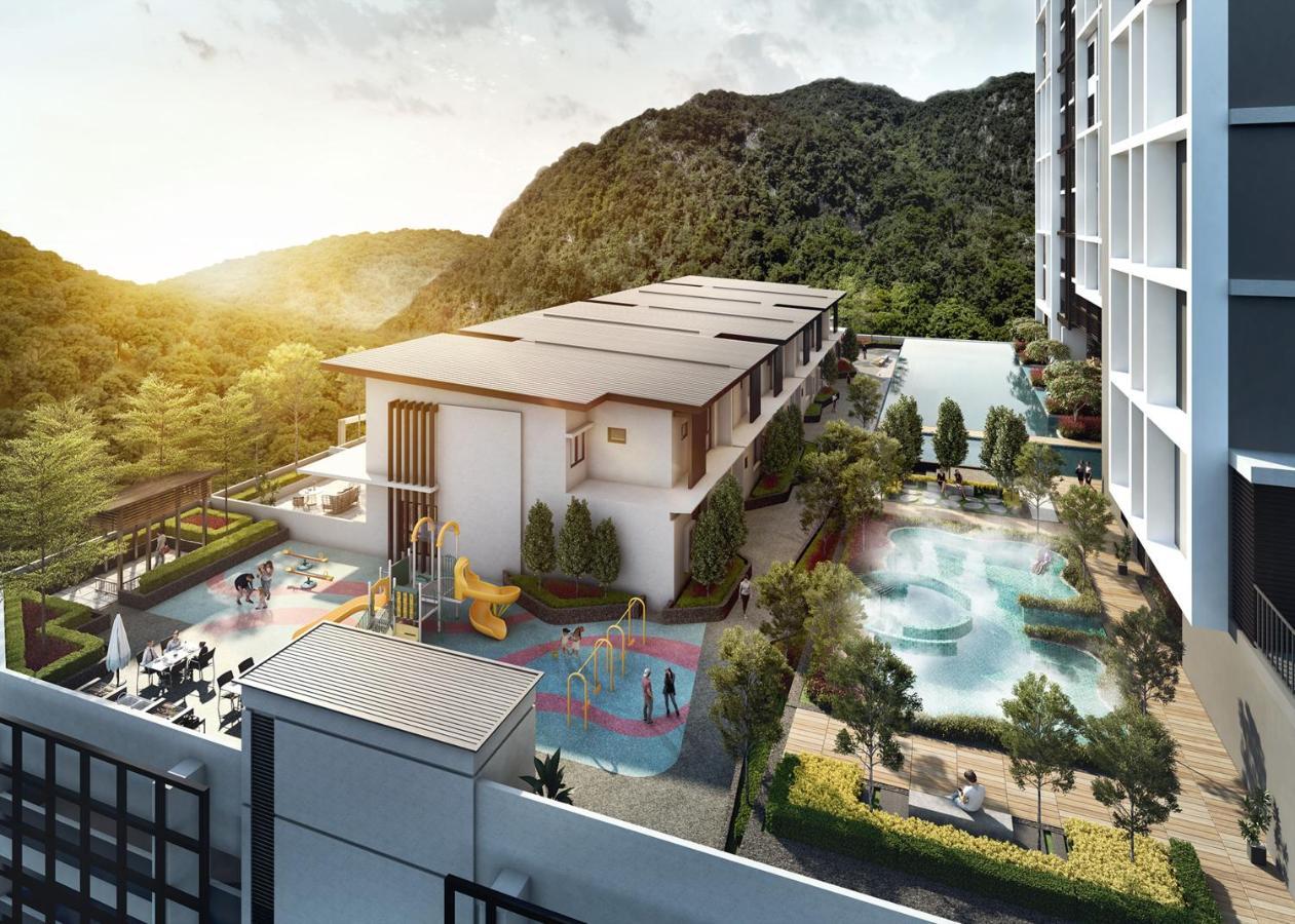 Ipoh Tambun Lost World Sunway Onsen Suites Luna 2R2B 8Paxs Eksteriør bilde